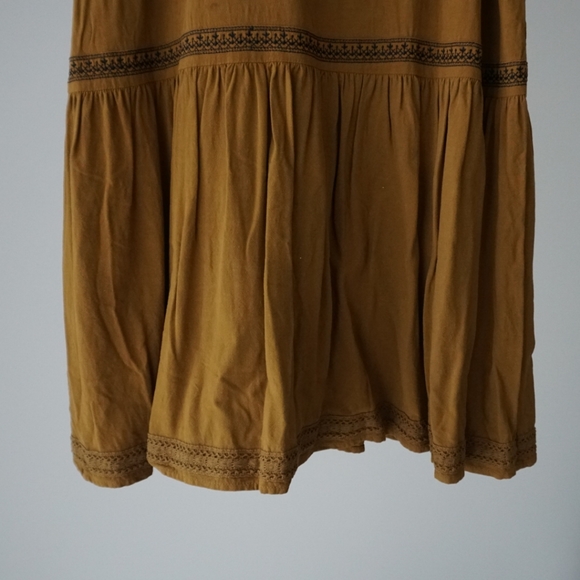 Frank & Oak Embroidered Cami Dress in Olive - Picture 3 of 4